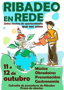 cartel de Ribaden en Rede