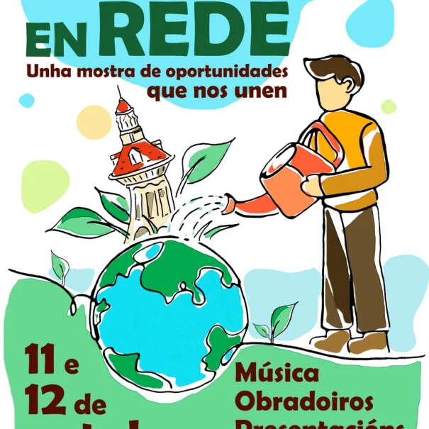 cartel de Ribaden en Rede
